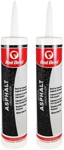 Red Devil 0637 Acrylic Asphalt Crack Filler Sealant, 1 Pack, Black in Kuwait