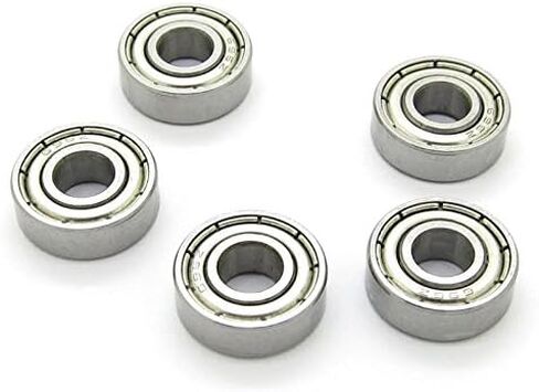 4x12x4mm Miniature Deep Groove Ball Bearing Steel Model Bearings 604Z 604ZZ 80014 Pack of 10 in Saudi Arabia
