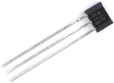 JESSINIE 40Pcs 49E Hall Element S49E SS49E Linear Hall Element Linear Hall Effect Sensors 3 Pins Sensor Element Switch OH49E TO-92S in Saudi Arabia