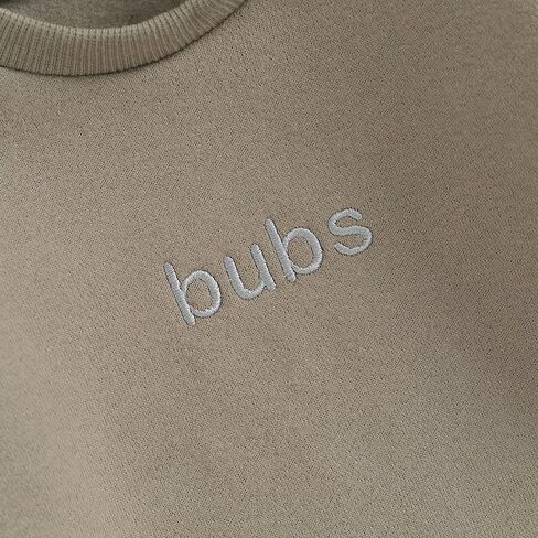 Ursobutegl Baby Boy Girl Sweatshirt Bubble Romper Long Sleeve Oversized Sweater Onesie Newborn Warm Winter Outfit Clothes in Saudi Arabia