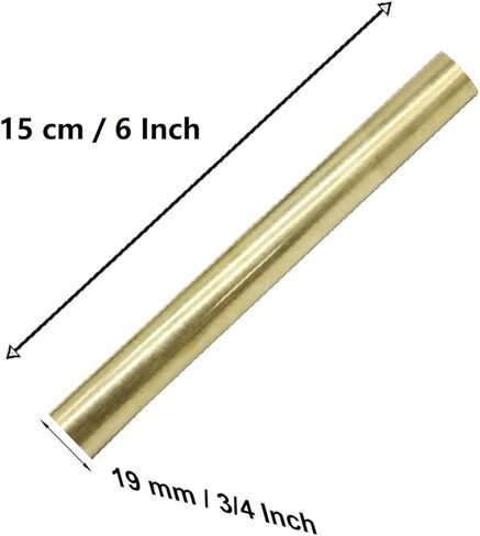 1 Pcs 25mm / 1 Inch Solid Round Brass Rod Lathe Bar Stock Kit, 1 Inch in Diameter 12 Inch in Length in Kuwait