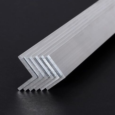 13Inch Aluminum Angle Stock,2PCS 2" x 2"x 1/4" Aluminum Angle 6061, T6511 Mill Stock, 1/4" Thick in Kuwait
