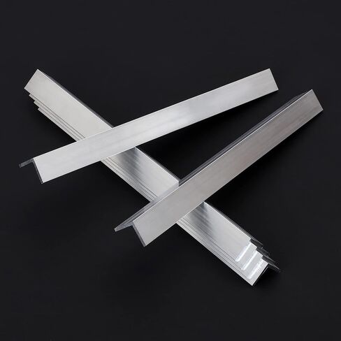13Inch Aluminum Angle Stock,2PCS 2" x 2"x 1/4" Aluminum Angle 6061, T6511 Mill Stock, 1/4" Thick in Kuwait