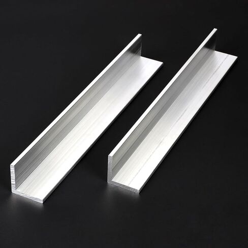 13Inch Aluminum Angle Stock,2PCS 2" x 2"x 1/4" Aluminum Angle 6061, T6511 Mill Stock, 1/4" Thick in Kuwait