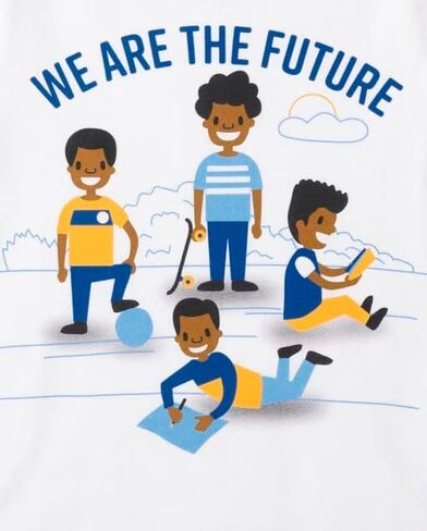 تي شيرت برسومات بأكمام قصيرة للأولاد الصغار من The Children's Place، Dream Lead in Saudi Arabia