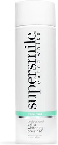 Supersmile Extra Whitening Pre-Rinse - Clinically Formulated Pre-Brush Dental Mouthwash, 16 Fl. Oz (1-Bottle) in Saudi Arabia