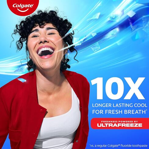 Colgate Max Fresh with Whitening Toothpaste with Mini Breath Strips, Clean Mint Toothpaste for Bad Breath, 6.3 Oz Tube. 3 Pack in Kuwait