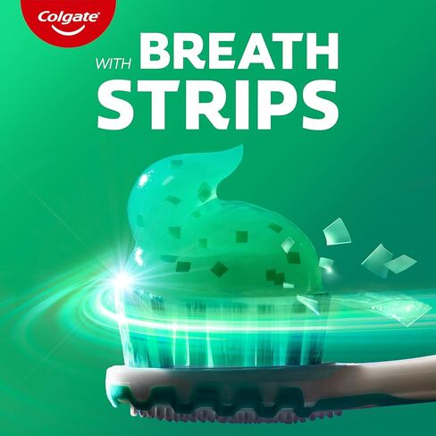 Colgate Max Fresh with Whitening Toothpaste with Mini Breath Strips, Clean Mint Toothpaste for Bad Breath, 6.3 Oz Tube. 3 Pack in Kuwait