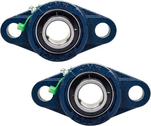 Jeremywell UCFL205-16 Pillow Block Bearing (4 Pack), 1 inch Bore, 2-Bolt Flange Mounted, Solid Base, Self-Alignment in Saudi Arabia