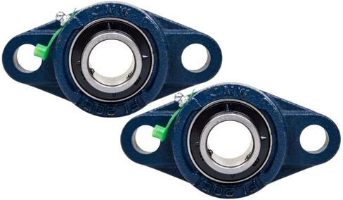Jeremywell UCFL205-16 Pillow Block Bearing (4 Pack), 1 inch Bore, 2-Bolt Flange Mounted, Solid Base, Self-Alignment in Saudi Arabia