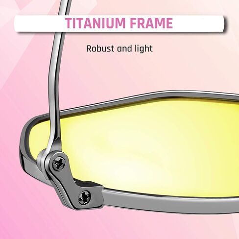 KLIM Optics Orange Blue Light Blocking Glasses - NEW 2023 - Reduce Eye Strain and Fatigue - Gaming Glasses for PC Mobile TV - Blocks 92% Blue Light - Computer Glasses with UV Protection in Saudi Arabia