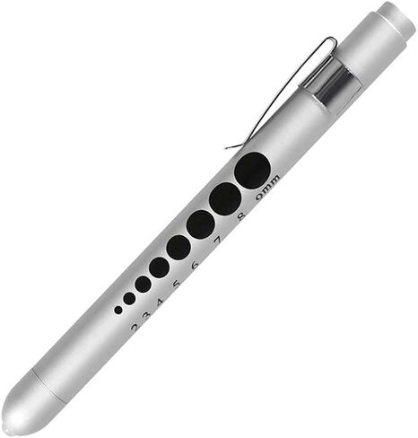 أضواء قلم طبي من أوكين للممرضات والأطباء، مصباح يدوي LED طبي قابل لإعادة الاستخدام مع مقياس الحدقة ومسطرة، ضوء أبيض، ذهبي وردي in Kuwait