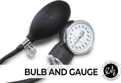 جهاز قياس ضغط الدم اللاسائلي الفاخر للكبار من Elite Medical Instruments، #217، أزرق ملكي in Kuwait