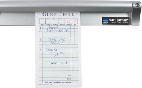 San Jamar Stainless Steel Check Rack, Steel Rack for Commercial Kitchen, 30 Inches, Silver in Kuwait