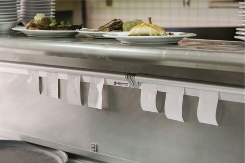 San Jamar Stainless Steel Check Rack, Steel Rack for Commercial Kitchen, 30 Inches, Silver in Kuwait