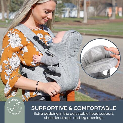 حاملة الأطفال Dreambaby Oxford قابلة للتعديل 3 في 1 - غطاء أطفال مريح وأنيق لحديثي الولادة وحتى الأطفال الصغار - مناسب للأطفال الذين يتراوح وزنهم بين 7.5 و33 رطلاً (من عمر 3 إلى 12 شهرًا تقريبًا) in Saudi Arabia