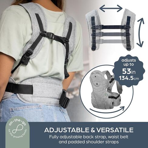 حاملة الأطفال Dreambaby Oxford قابلة للتعديل 3 في 1 - غطاء أطفال مريح وأنيق لحديثي الولادة وحتى الأطفال الصغار - مناسب للأطفال الذين يتراوح وزنهم بين 7.5 و33 رطلاً (من عمر 3 إلى 12 شهرًا تقريبًا) in Saudi Arabia