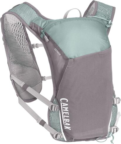 CamelBak Women’s Zephyr Running Hydration Vest 34oz – Body Mapping Technology, Silver/Blue Haze in Saudi Arabia