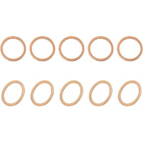 DTGN 27mmx35mmx1mm(IDxODxT) Flat Copper Sealing Washers - 20Pack - Good for Industrial Machinery M27 Screws - Copper Flat Ring Gaskets in Saudi Arabia
