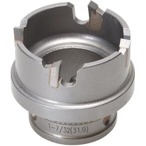 Greenlee 645-1-3/8 Carbide Hole Saw, Carbide Tipped, 1-3/8 In, Stainless Steel