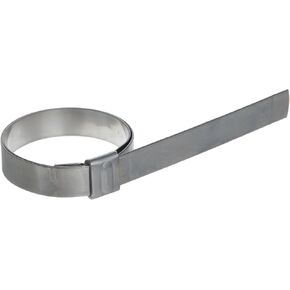 BAND-IT JS2079 Junior 5/8" Wide x 0.030" Thick, 2" Diameter, 201 Stainless Steel Smooth I.D. Clamp (100 Per Box)