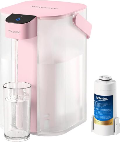 مرشحات بديلة معتمدة من Waterdrop WD-PF-01A Plus NSF لجميع أنظمة ترشيح موزع Waterdrop، تقلل من PFAS، وPFOA/PFOS، والكلور، وتدوم لمدة تصل إلى شهرين أو 200 جالون (عبوتان) in Saudi Arabia