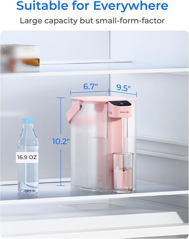 مرشحات بديلة معتمدة من Waterdrop WD-PF-01A Plus NSF لجميع أنظمة ترشيح موزع Waterdrop، تقلل من PFAS، وPFOA/PFOS، والكلور، وتدوم لمدة تصل إلى شهرين أو 200 جالون (عبوتان) in Saudi Arabia