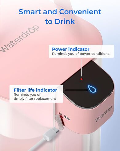 مرشحات بديلة معتمدة من Waterdrop WD-PF-01A Plus NSF لجميع أنظمة ترشيح موزع Waterdrop، تقلل من PFAS، وPFOA/PFOS، والكلور، وتدوم لمدة تصل إلى شهرين أو 200 جالون (عبوتان) in Saudi Arabia