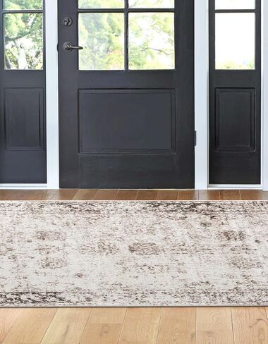 Rugs.com Monte Carlo Collection Rug – 4' x 6' Black Medium Rug Perfect for Living Rooms, Large Dining Rooms, Open Floorplans in Saudi Arabia