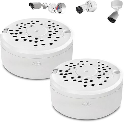 【ABS IP54 Waterproof】Universal Camera Junction Box Waterproof Junction Box for Bullet Outdoor Cameras CCTV Security Camera Junction Box Video Surveillance Camera in Saudi Arabia