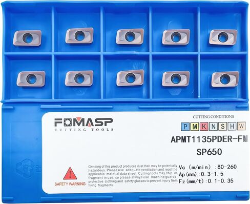 FomaSP CNC طحن كربيد إدراج الصلب APKT1003PDSR مناسب لأدوات القطع والطحن المخرطة 10 قطعة in Kuwait
