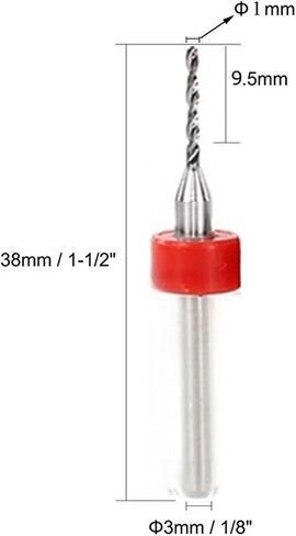 TA-VIGOR Micro Drill Bit -10pcs 0.7mm PCB Drill Bits with 1/8 Inch Shank Tungsten Carbide Rotary Tool for Print Circuit Board/Stone/CNC Engraving in Kuwait