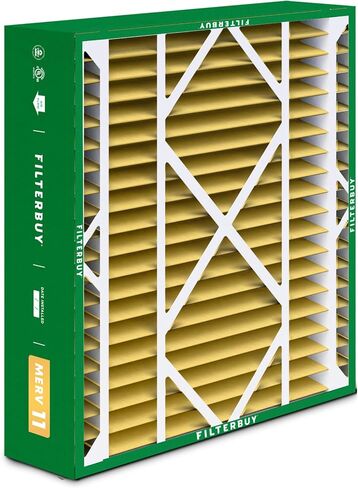 فلتر الهواء 16x24x1 من MERV 11 حماية من الحساسية (عبوتان)، استبدال مرشحات الهواء الفرن المطويات HVAC AC (الحجم الفعلي: 15.38 x 23.38 x 0.75 بوصة) in Kuwait