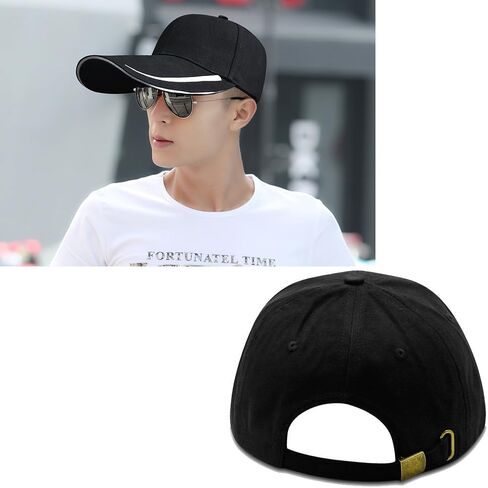Running Baseball Cap for Men Women Summer Mesh Sun Cap Long Profile Sport Hat Quick Dry Trucker Hat for Camp Hiking Golf Cap in Saudi Arabia