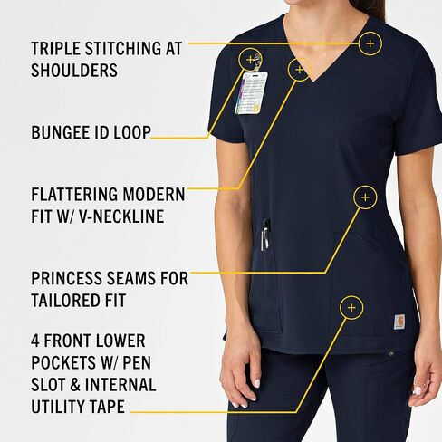 Carhartt Women's Multi-Pocket V-Neck in Saudi Arabia