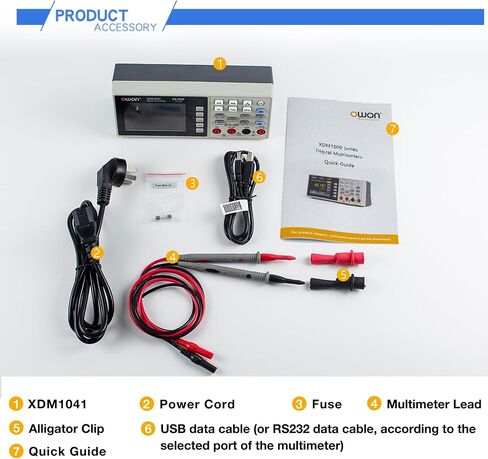 XDM1241 3.5 in LCD Multimeter Portable Desktop Digital Multimeter Multi Testers for Laboratories,Instruments and Factories(Built-in Batteries and Support DC 5V 2A) in Kuwait