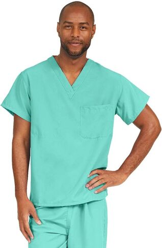 Medline PerforMAX قطعة علوية قابلة للعكس بجيب واحد، ANG-CC، صغير، أخضر ضبابي in Saudi Arabia