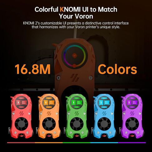 شاشة LCD ملونة صغيرة من BIGTREETECH KNOMI مقاس 1.28 بوصة مناسبة تمامًا EBB SB2209/SB2240 CAN لبرامج Voron StealthBurner الداعمة لـ Klipper in Saudi Arabia