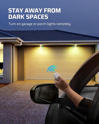 DEWENWILS Remote Control Light Socket, Wireless Remote Control Lamp Bulb Socket with Switch for Pull Chain Light Fixtures, 100FT Range, No Wiring Needed, ETL Listed(Shorter Version) in Saudi Arabia