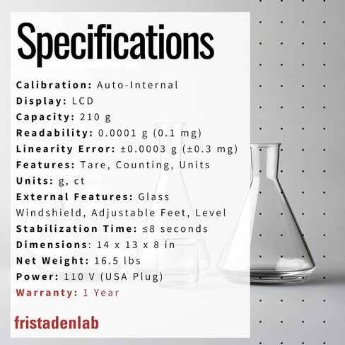 ميزان تحليلي للمعايرة الخارجية من American Fristaden Lab، ميزان عالي الدقة للاستخدام الاحترافي in Saudi Arabia