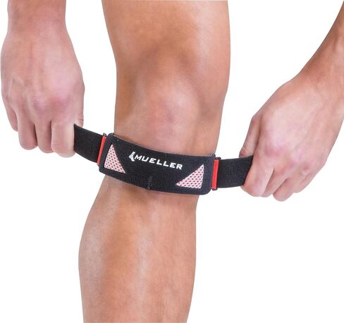 Mueller Sports Medicine Advanced SportCare Patella Strap, For Men and Women, Black, One Size Fits Most in Saudi Arabia