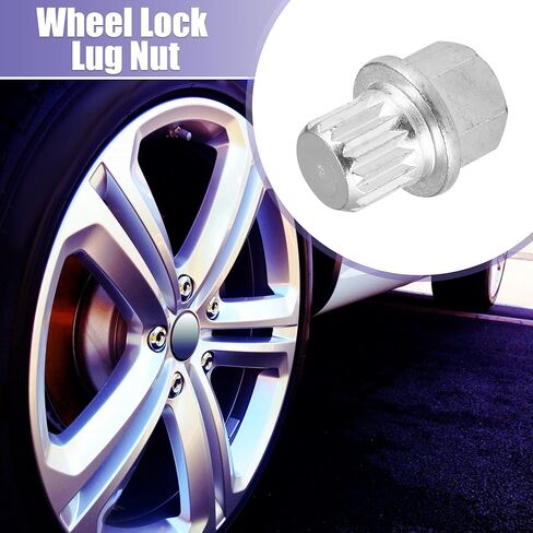X AUTOHAUX ABC3/14PT Wheel Lock Lug Nut Anti Theft Wheel Lock Nut Screw Removal Key for VW for Audi in Saudi Arabia