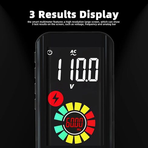 BSIDE Rechargeable Digital Multimeter Smart Electrical Tester 6000 Counts Auto Range Voltmeter Capacitance Diode Ohm Hz Duty Cycle Voltage Tester in Saudi Arabia
