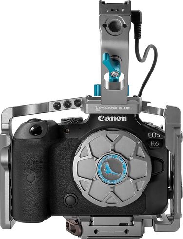قفص كامل من KONDOR Blue R5/R6/R Arca بدون مقبض علوي متوافق مع Canon | فضاء رمادي in Saudi Arabia