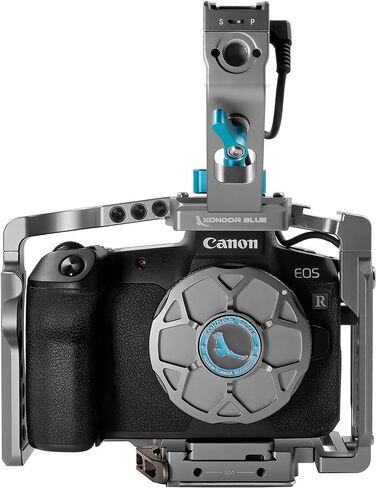 قفص كامل من KONDOR Blue R5/R6/R Arca بدون مقبض علوي متوافق مع Canon | فضاء رمادي in Saudi Arabia