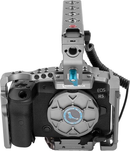 قفص كامل من KONDOR Blue R5/R6/R Arca بدون مقبض علوي متوافق مع Canon | فضاء رمادي in Saudi Arabia