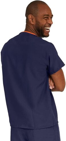 Medline PerforMAX Unisex Reversible V-Neck Scrub Top, 2 Pockets, Jade, Size X-Small in Saudi Arabia