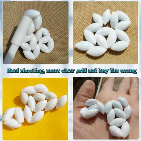 Magnetic Stirrer Stir Bar PTFE Magnetic Mixer Stir Bars (5X10mm, Olive Shape, 10pcs) in Kuwait