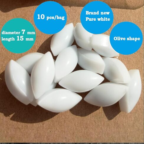Magnetic Stirrer Stir Bar PTFE Magnetic Mixer Stir Bars (5X10mm, Olive Shape, 10pcs) in Kuwait