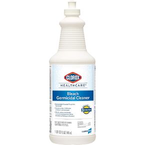 CloroxPro Healthcare Bleach Germicidal Cleaner Pull-Top, Healthcare Cleaning and Industrial Cleaning, 32 Ounces (Pack of 6) - 68832 in Kuwait